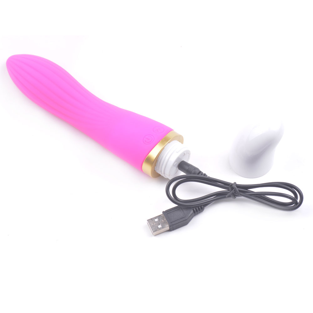 Vibrator Sweet Desire 12 Moduri Vibratii Silicon USB Roz Guilty Toys, #3, Erotic24.ro