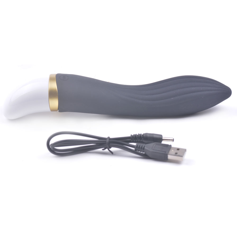 Vibrator Sweet Desire 12 Moduri Vibratii Silicon USB Negru Guilty Toys, Nr. 2, Erotic24.ro