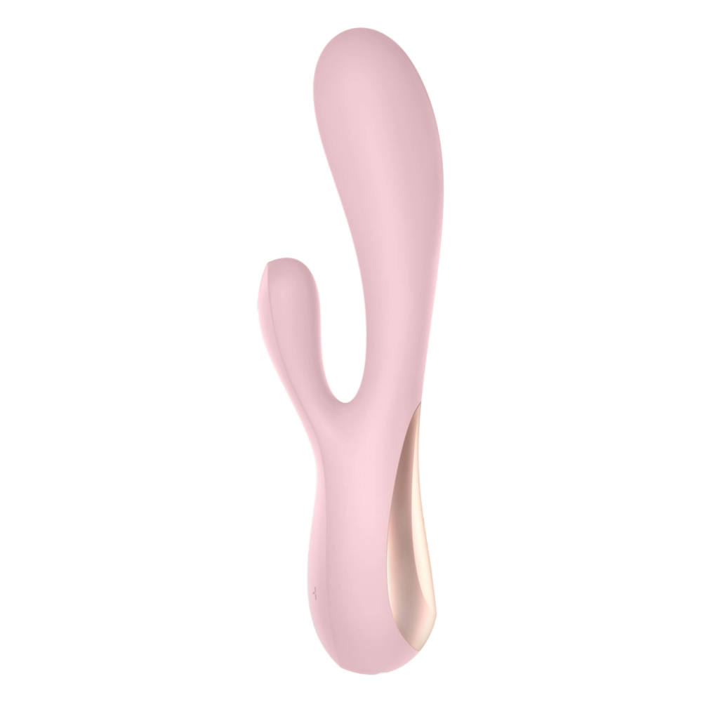 Vibrator Rabbit Mono Flex 20 cm Roz Satisfyer Free App, #3, Erotic24.ro