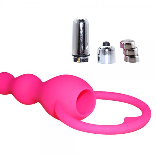 Bile Anale Silkey 10 Moduri Vibratii Silicon Roz 17 cm Guilty Toys, #3, Erotic24.ro