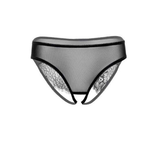 Bikini Sexy Crotchless Nicolette Negru S/M, #3, Erotic24.ro