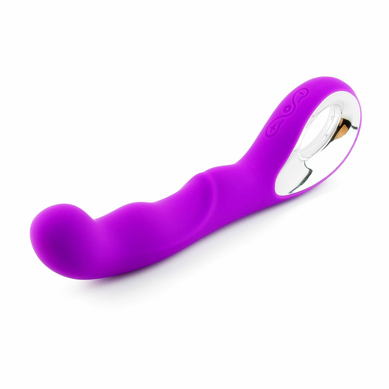 Vibrator Punctul G Jiemba 10 Moduri Vibratii Silicon USB Mov 20 cm Passion Labs, Nr. 5, Erotic24.ro