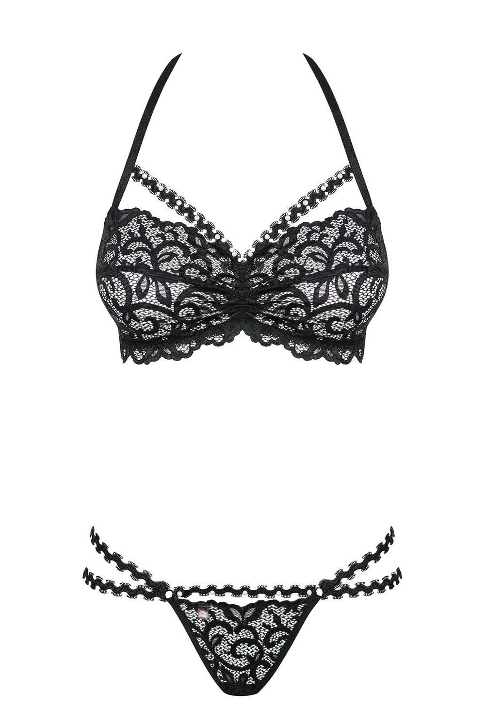 Set Lenjerie 2 Piese Joylace Negru S/M, #5, Erotic24.ro