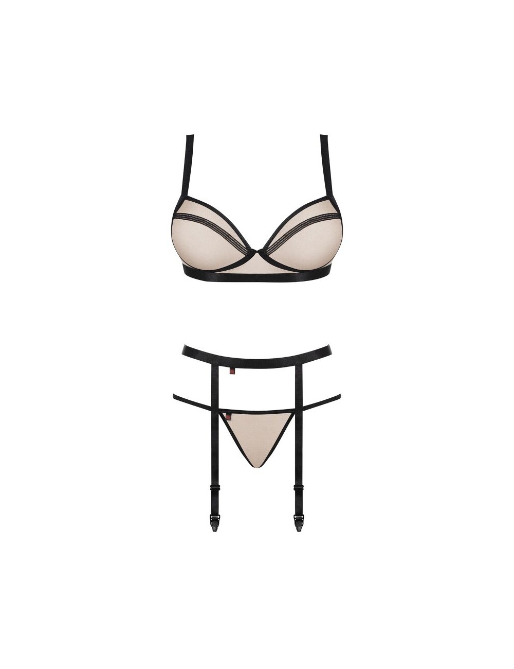 Set 3 Piese Lenjerie Nudelia S/M, #3, Erotic24.ro