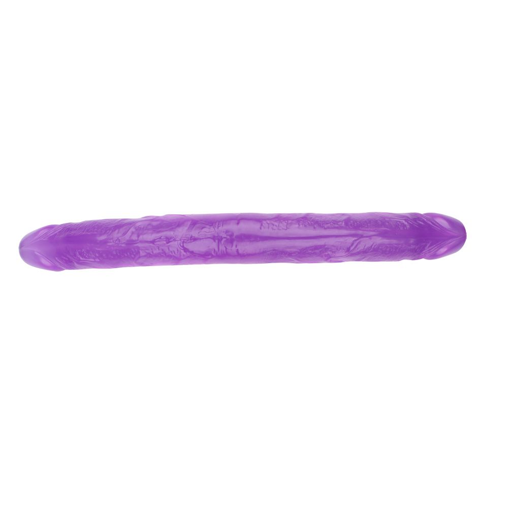 Dildo Dublu Erotic Moments PVC Mov 32 cm, #4, Erotic24.ro