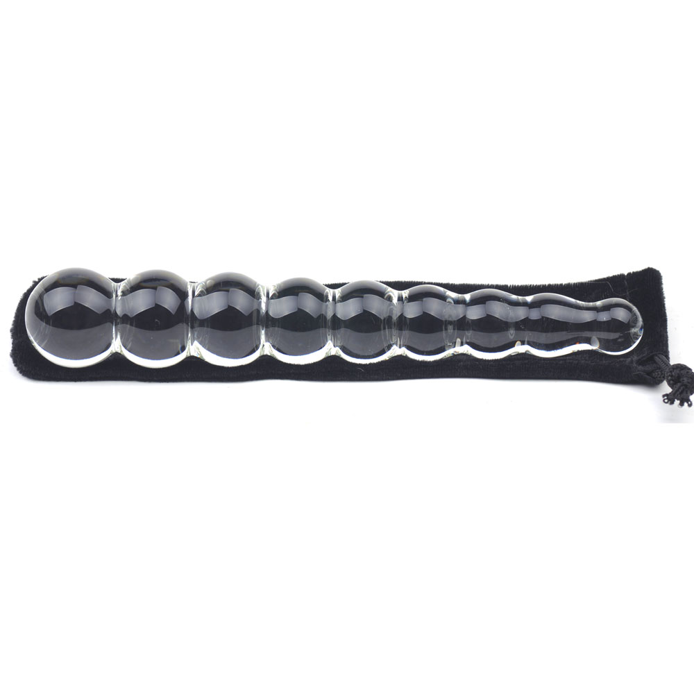 Dildo Transparent Sticla 22 cm Guilty Toys, #1, Erotic24.ro