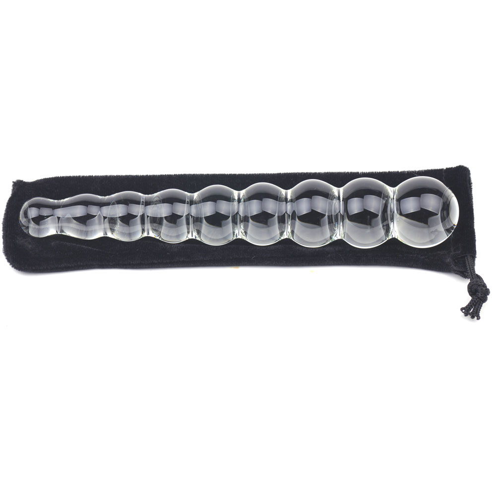 Dildo Transparent Sticla 22 cm Guilty Toys, #5, Erotic24.ro