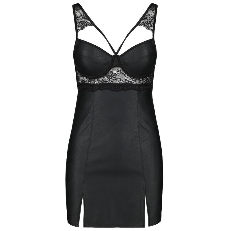 Rochie Sexy Loona Piele Ecologica Neagra S/M, Nr. 3, Erotic24.ro