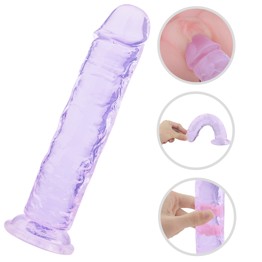 Dildo Realist Patrizia Extra Large Super Soft&Flexibil Mov 27 cm Mokko Toys, Nr. 5, Erotic24.ro
