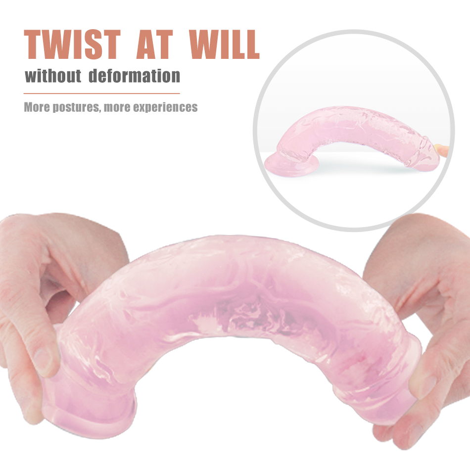 Dildo Realist Patrizia Extra Large Super Soft&Flexibil Roz 27 cm Mokko Toys, Nr. 7, Erotic24.ro