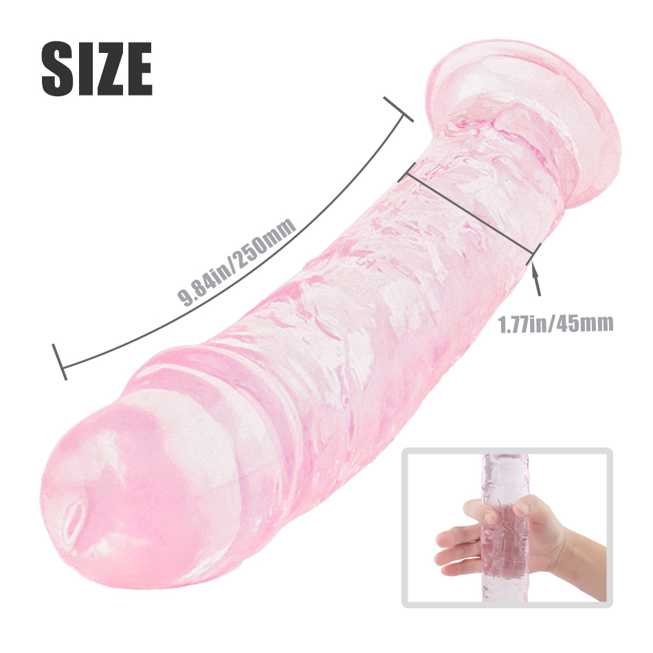 Dildo Realist Patrizia Extra Large Super Soft&Flexibil Roz 27 cm Mokko Toys, Nr. 4, Erotic24.ro