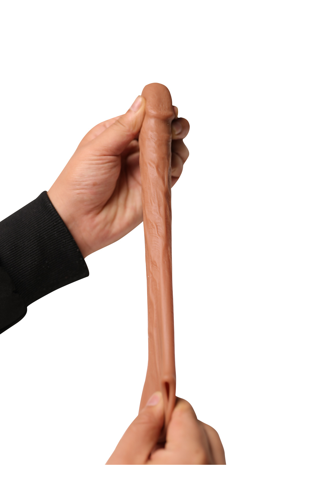 Prelungitor Penis Scott + 4 cm Silicon Lichid Maro 15 cm Guilty Toys, Nr. 7, Erotic24.ro