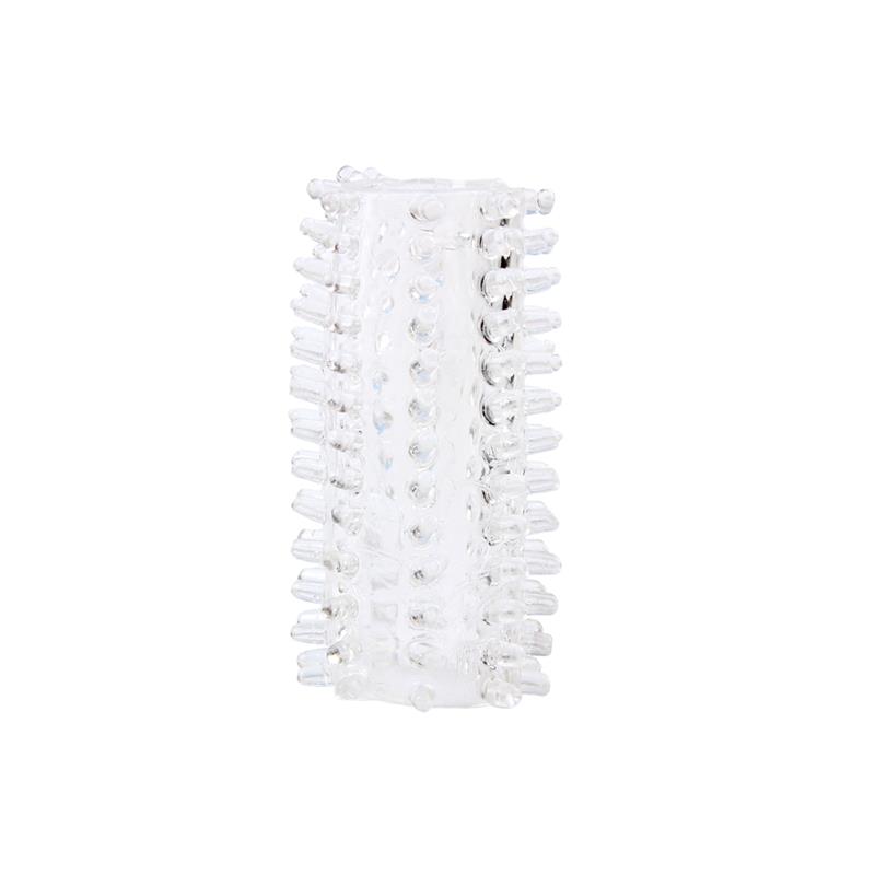 Kit 7 Mansoane Penis cu Striatii TPE Transparente , #3, Erotic24.ro