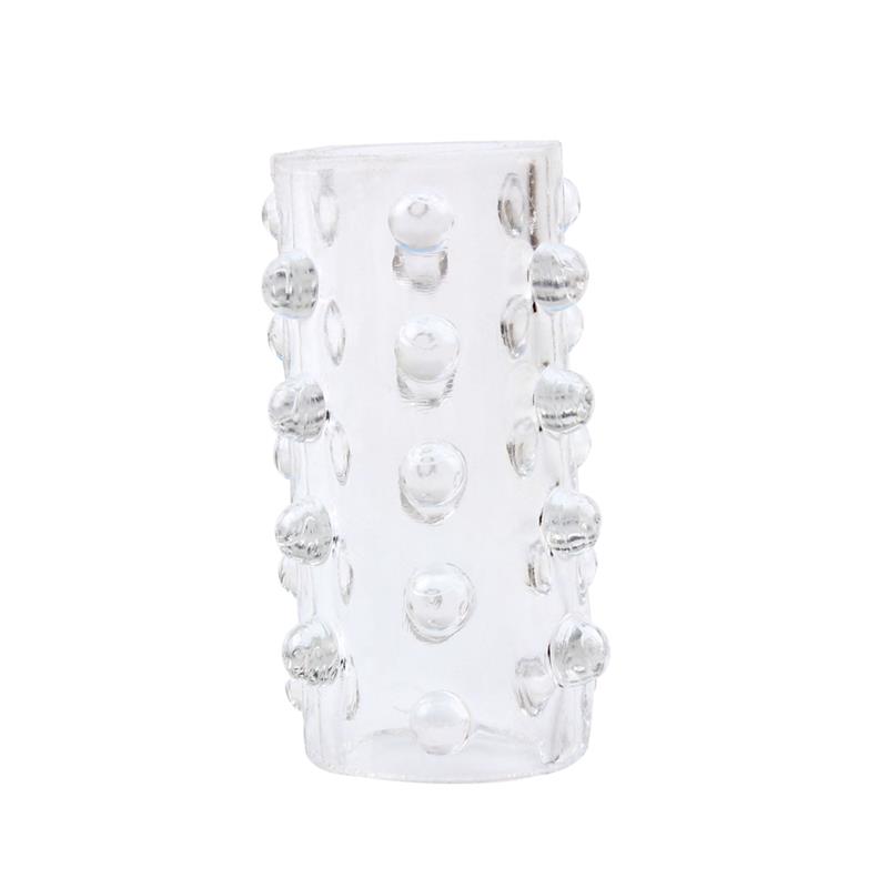 Kit 7 Mansoane Penis cu Striatii TPE Transparente , #7, Erotic24.ro