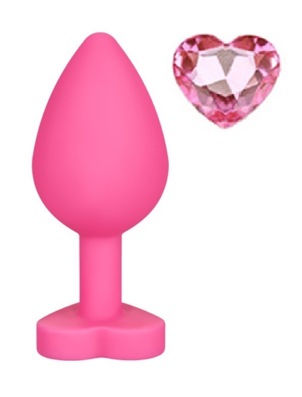 Dop Anal Brighty Medium Silicon Roz/Roz Deschis Mokko Toys, #1, Erotic24.ro