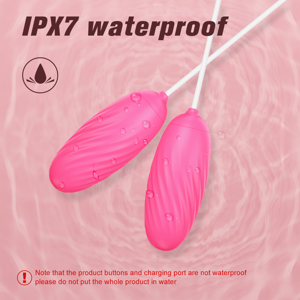 2 Oua Vibratoare Brole 9 Moduri Vibratii Conectare la Telefon Silicon Roz Mokko Toys, #5, Erotic24.ro