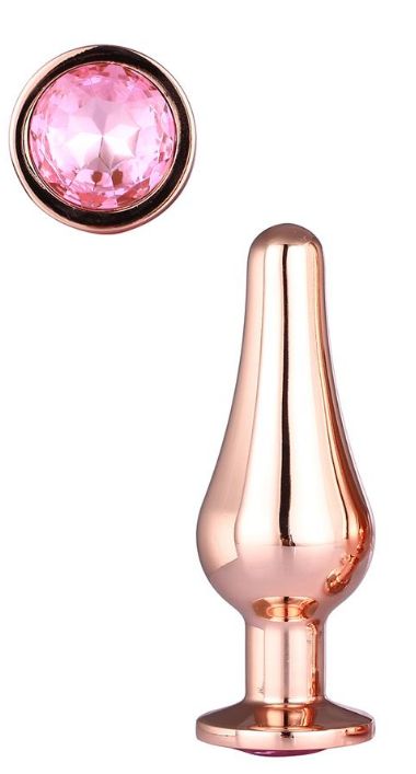 Dop Anal Pleasure Plug Small Auriu Gleaming Love, #2, Erotic24.ro
