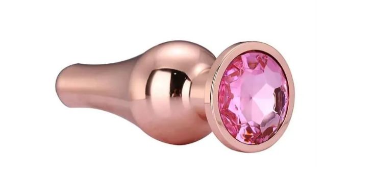 Dop Anal Pleasure Plug Small Auriu Gleaming Love, #3, Erotic24.ro