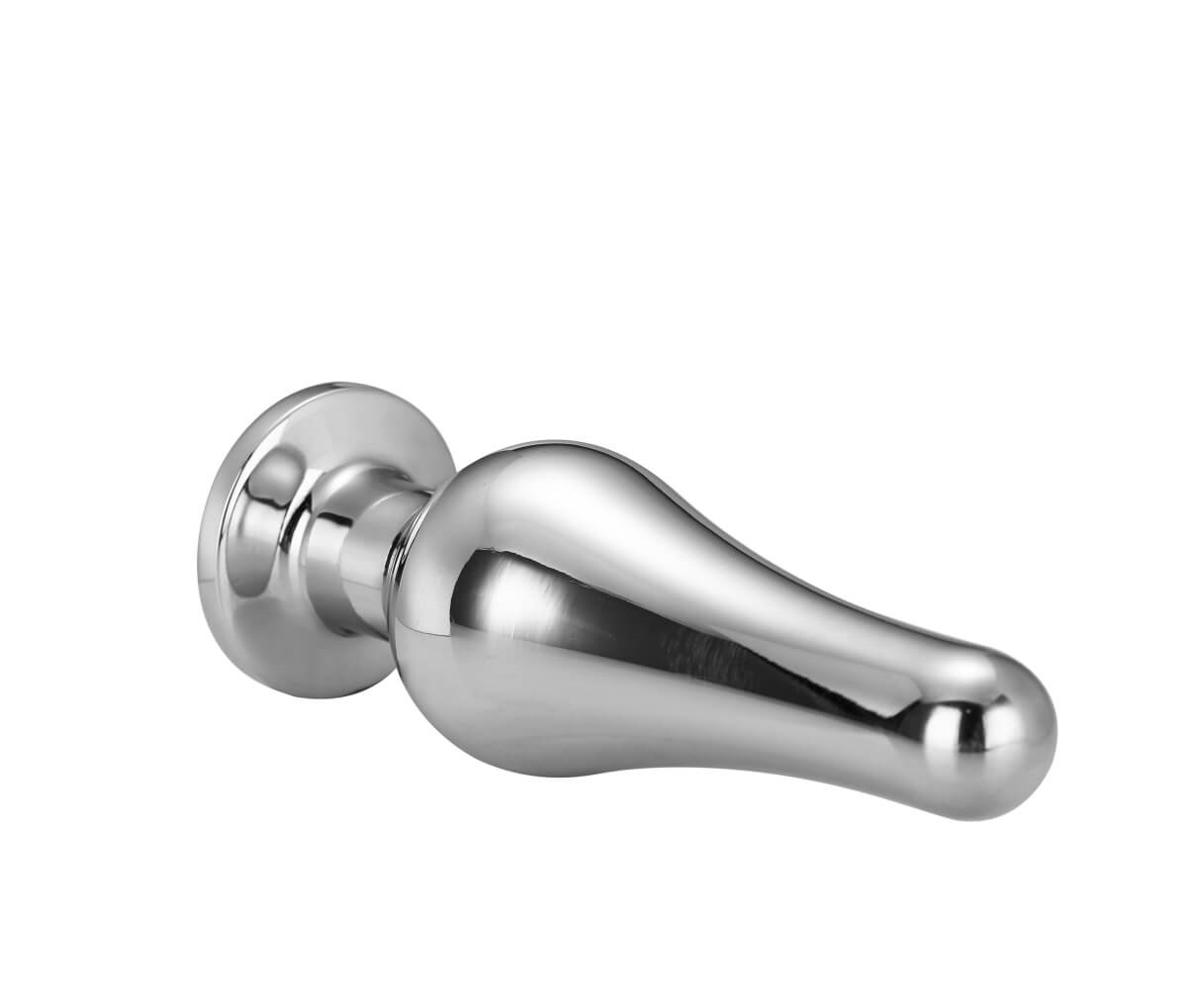 Dop Anal Pleasure Plug Small Argintiu Gleaming Love, Nr. 3, Erotic24.ro