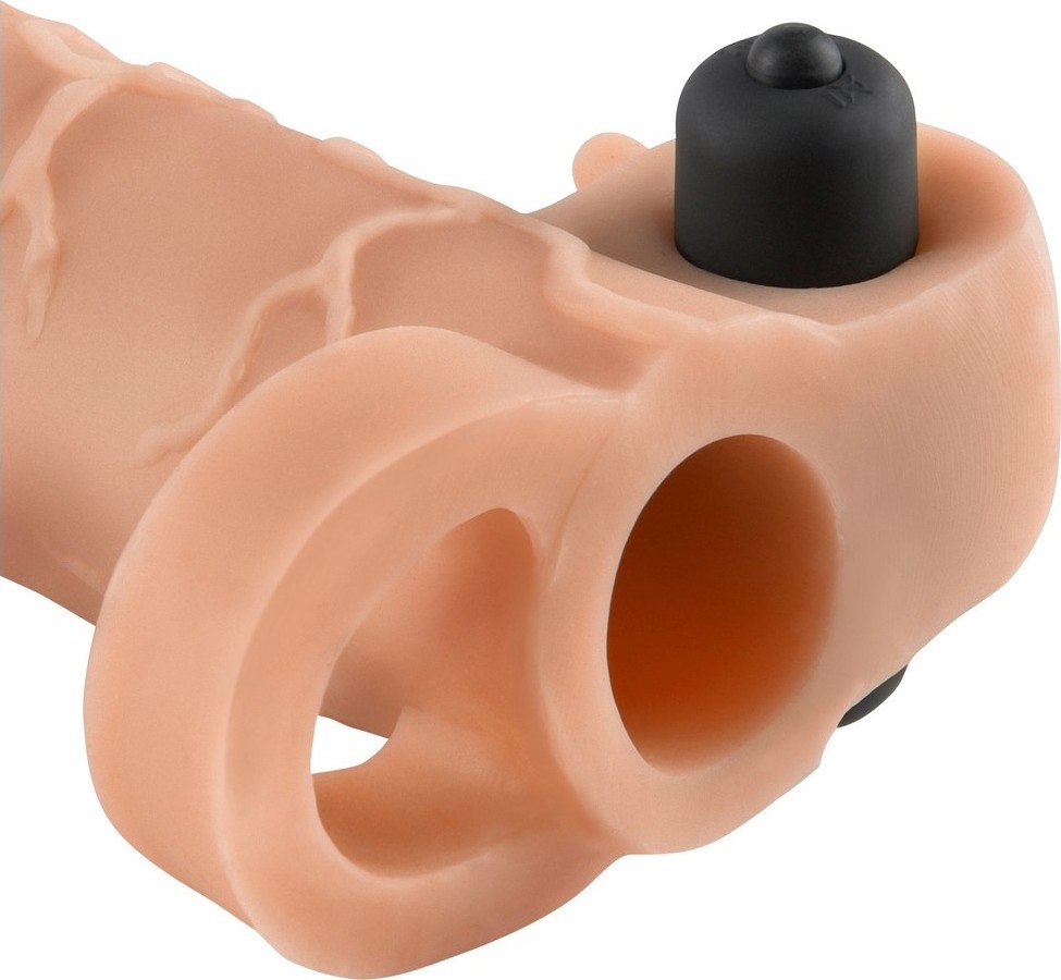 Prelungitor penis cu Vibratii Fantasy X-tension Real Feel 2, #2, Erotic24.ro