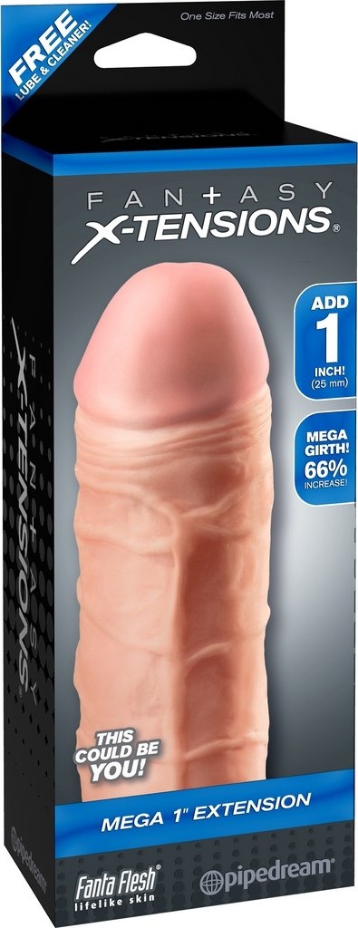 Prelungitor penis Fantasy X-tension Mega 2.5 cm, Nr. 4, Erotic24.ro