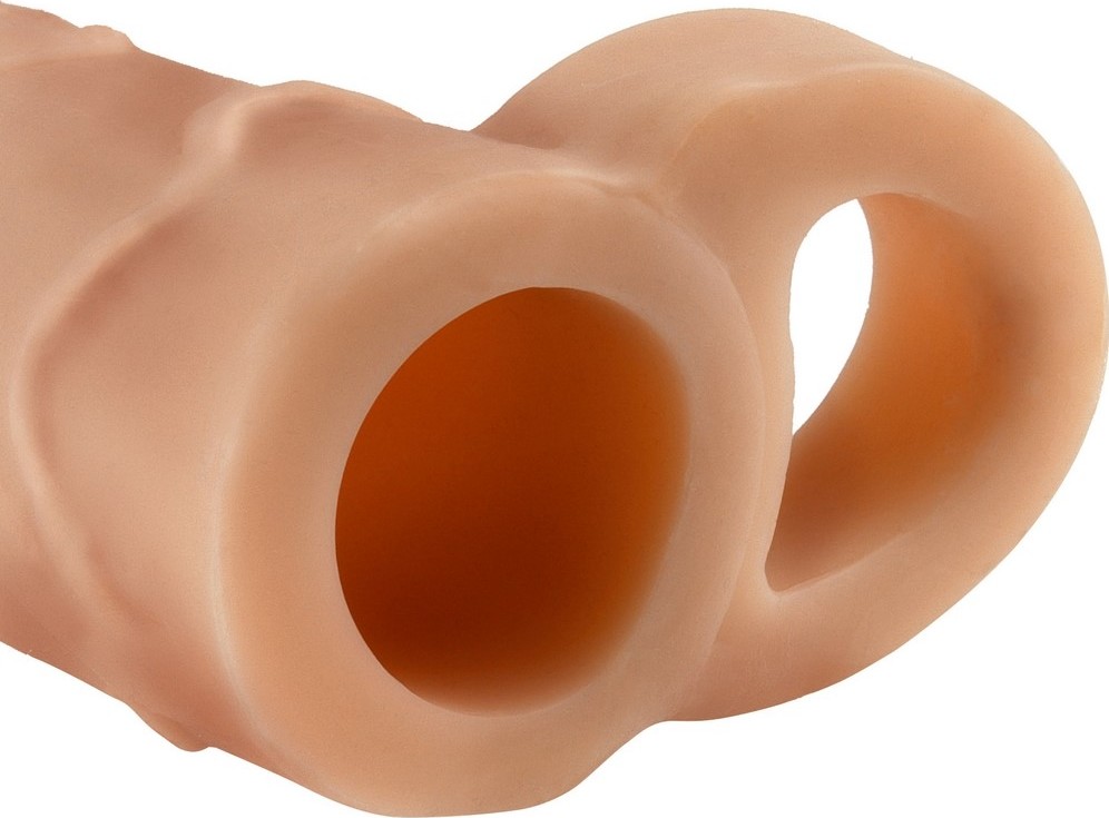 Prelungitor Penis Fantasy X-tension Perfect 2 cu inel testicule, Nr. 3, Erotic24.ro