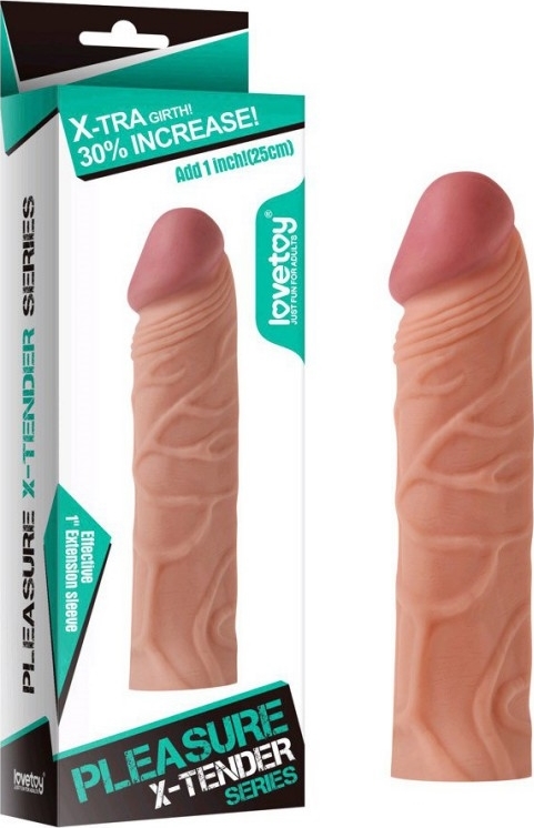 Prelungitor Penis PleasureX Tender 2 Natural, #3, Erotic24.ro