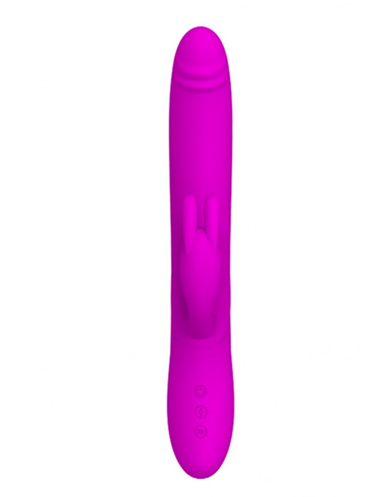 Vibrator Byron Rolling&Vibrating Silicon Mov 25 cm, #4, Erotic24.ro