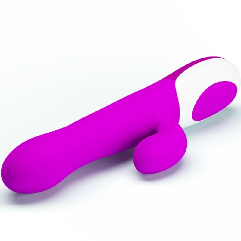 Vibrator Iepuras Dempsey Inflatable 7 Moduri Vibratii Silicon Roz, Nr. 3, Erotic24.ro