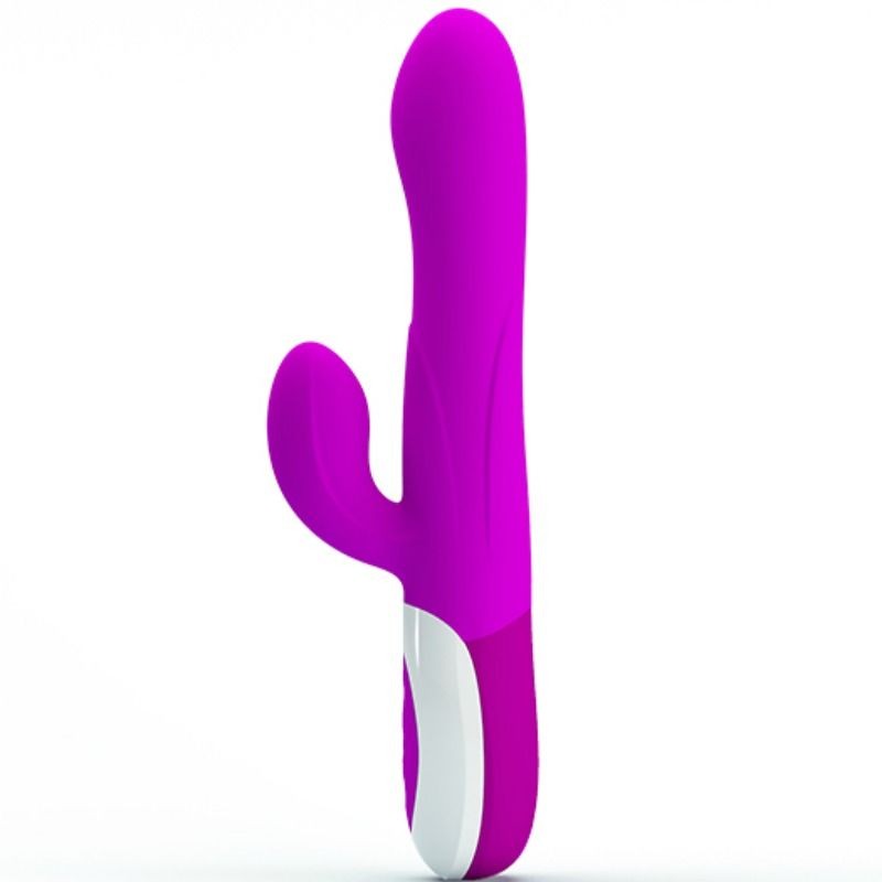 Vibrator Iepuras Dempsey Inflatable 7 Moduri Vibratii Silicon Roz, Nr. 4, Erotic24.ro