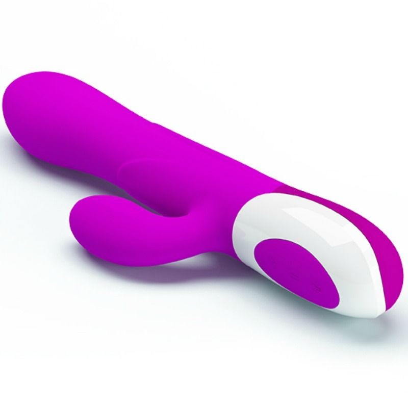 Vibrator Iepuras Dempsey Inflatable 7 Moduri Vibratii Silicon Roz, Nr. 5, Erotic24.ro