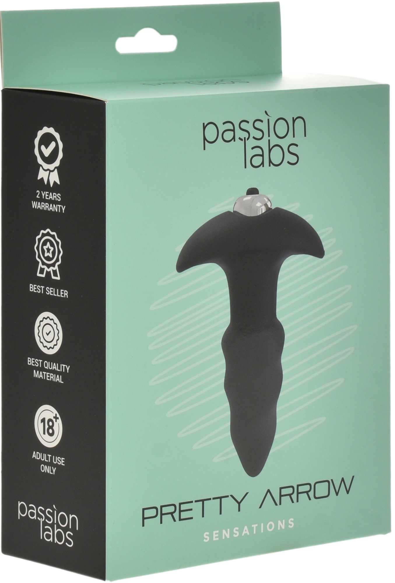 Dop Anal Pretty Arrow 1 Speed Silicon Negru 10 cm Passion Labs, Nr. 4, Erotic24.ro