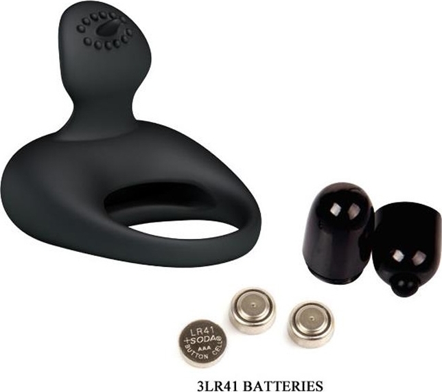 Inel PrettyLove Stimulating Tonguo cu vibratii, #7, Erotic24.ro