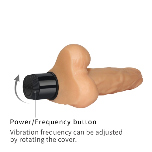 Vibrator Realistic Multispeed Real Feel Natural 20 cm, Nr. 2, Erotic24.ro