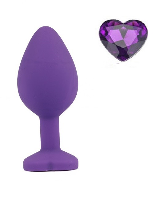 Dop Anal Brighty Medium Silicon Mov/Mov Mokko Toys, #1, Erotic24.ro