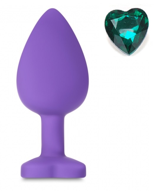 Dop Anal Brighty Large Silicon Mov/Verde Mokko Toys, #1, Erotic24.ro