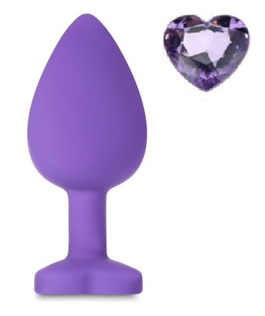 Dop Anal Brighty Large Silicon Mov/Mov Deschis Mokko Toys, #1, Erotic24.ro