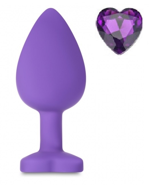 Dop Anal Brighty Large Silicon Mov/Mov Mokko Toys, #1, Erotic24.ro