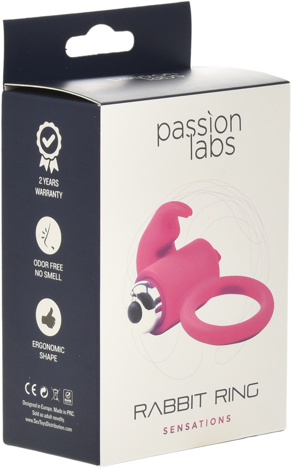 Inel Vibrator Rabbit Ring Roz Passion Labs, #4, Erotic24.ro