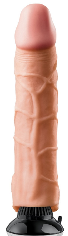 Vibrator REAL FEEL DELUXE No.11, Multispeed, TPR, Natural, 28.6 cm, #4, Erotic24.ro