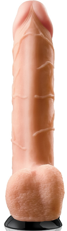 Vibrator REAL FEEL DELUXE No.11, Multispeed, TPR, Natural, 28.6 cm, #5, Erotic24.ro