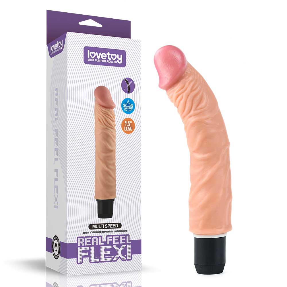 Vibrator Realist Multispeed Real Feel Flexi 23 cm, #2, Erotic24.ro