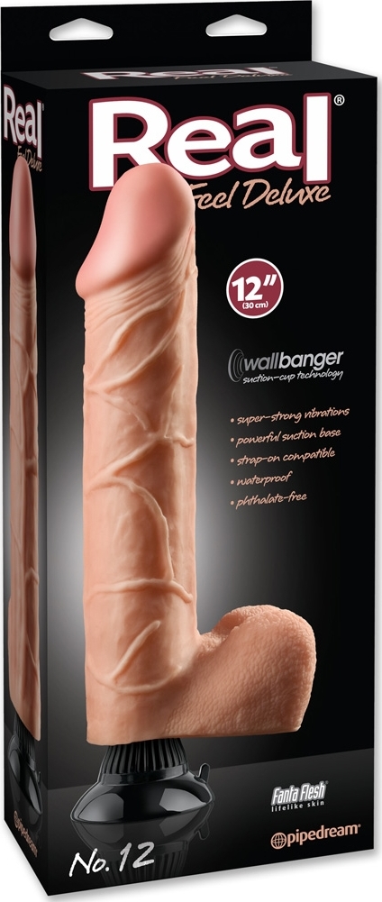 Vibrator REAL FEEL DELUXE No.12 36 cm Natural, #8, Erotic24.ro