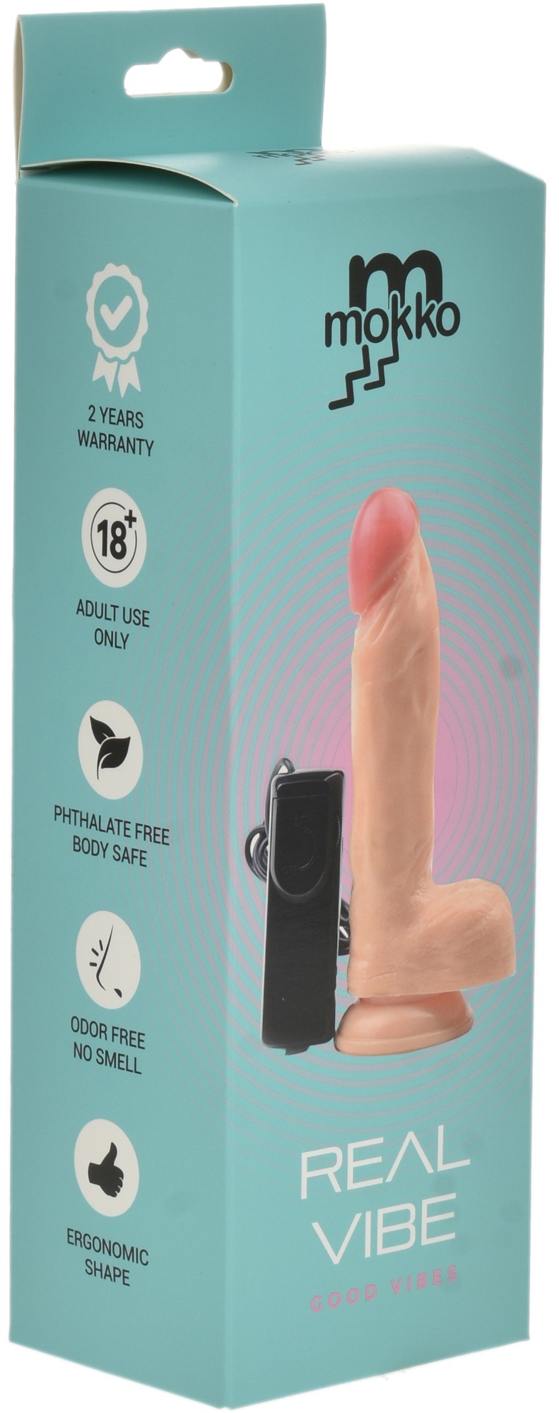 Vibrator Real Vibe Multispeed cu Telecomanda Maro 20 cm Mokko Toys, #7, Erotic24.ro