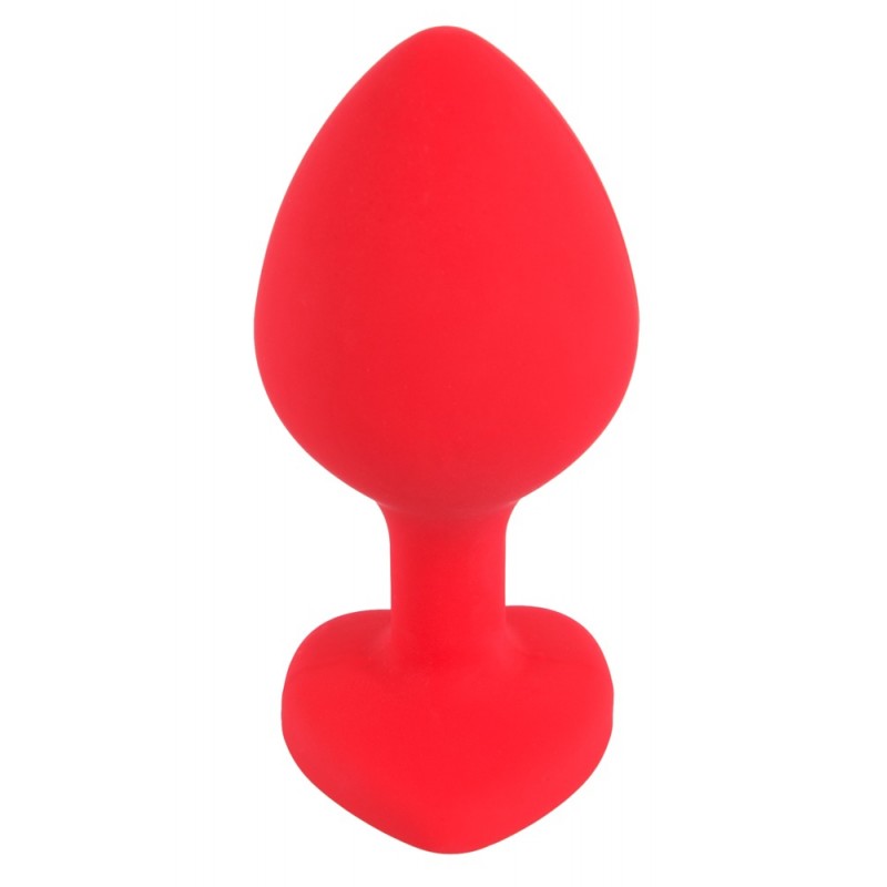 Dop Anal Brighty Medium Silicon Rosu/Galben Mokko Toys, #4, Erotic24.ro