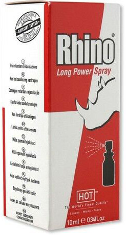 Spray Impotriva Ejacularii Precoce HOT Rhino Long Power 10 ml, Nr. 2, Erotic24.ro
