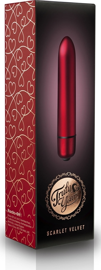 Vibrator Glont Ro90 Scarlet Velvet, Multispeed, ABS, Rosu, 9 cm , #4, Erotic24.ro