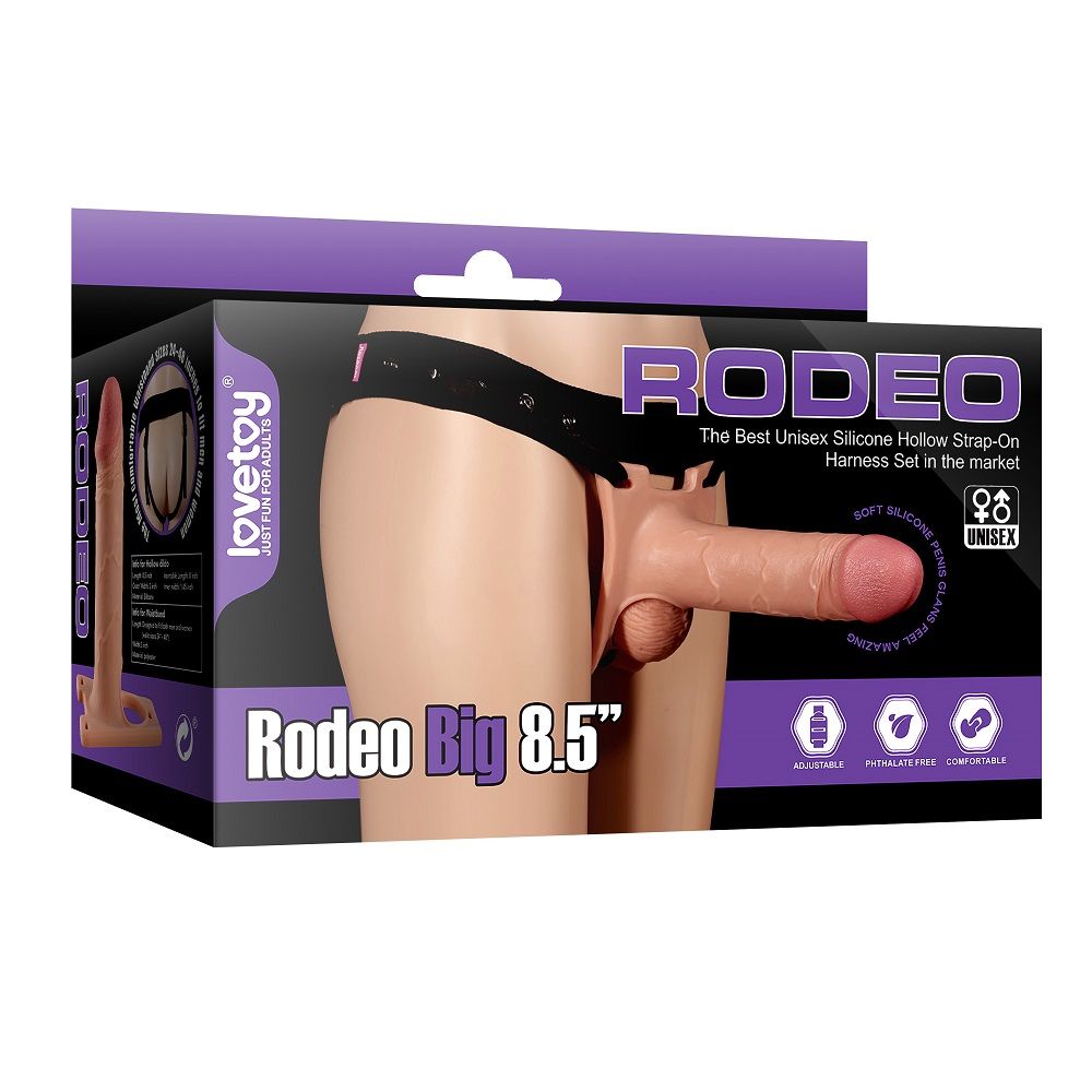 Strap On Rodeo Big Unisex Silicon , Nr. 3, Erotic24.ro