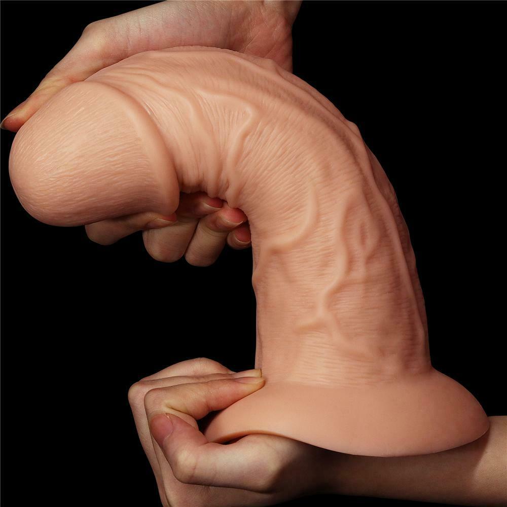 Dildo Realist King-Sized Curved 24 cm, #4, Erotic24.ro