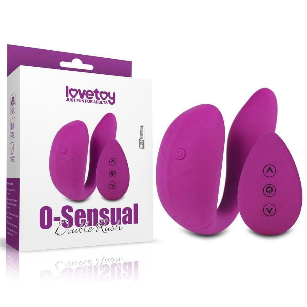 Vibrator Cuplu Remote Control O-Sensual Double Rush, #7, Erotic24.ro